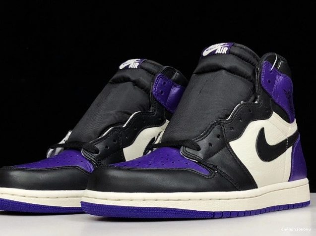 Court Air 555088-501 Jordan 1 Purple 1018